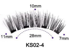 NkBeauty magnetic eyelashes KS02-4